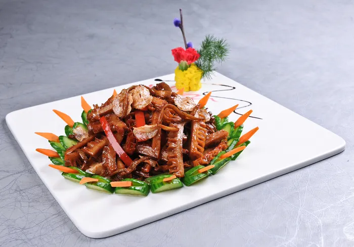 CXC00254茶树菇爆金钱肚