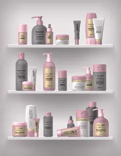 设计广告化妆品素材