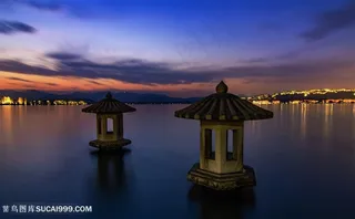 西湖翠光亭旅游景点图片