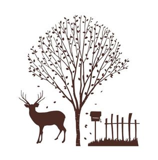 梦幻野外插画图片