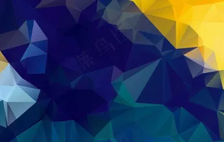 炫彩几何图形背景 几何艺术设计 多边形背景图片