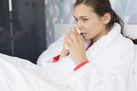 发烧感冒的人物素材图片 发烧感冒的人物素材图片