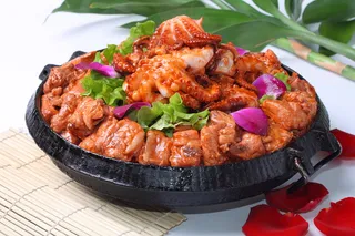 排骨焖八爪鱼  28元