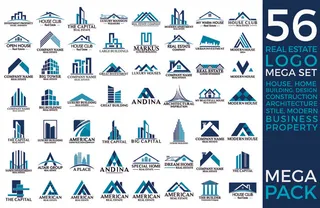 手绘Logo标志素材