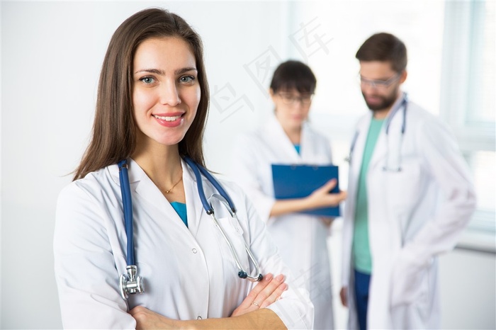 医疗团队合影高清图片