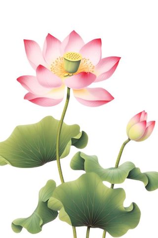 荷花荷叶莲花免抠