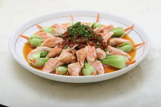 剁椒蒸三文鱼翅 32元 (6)