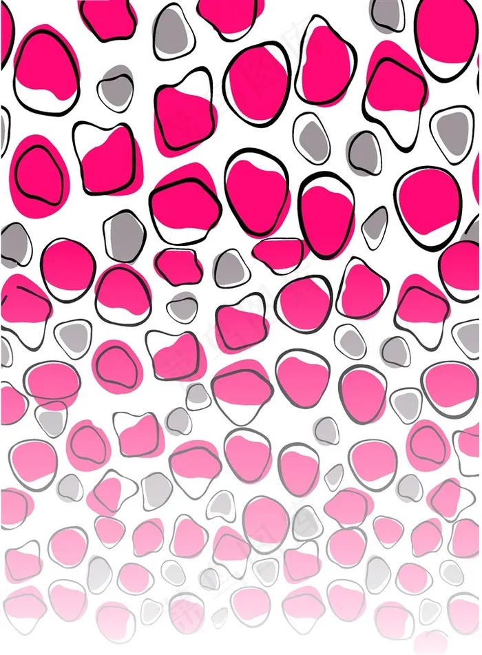 粉色圆点底纹图片 粉色圆点底纹图片