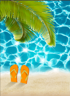 夏天海滩大海背景