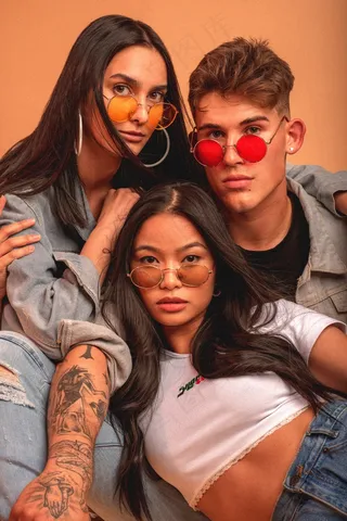 欧美男女模特时尚大片