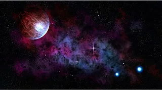 元宇宙世界天空背景墙风景