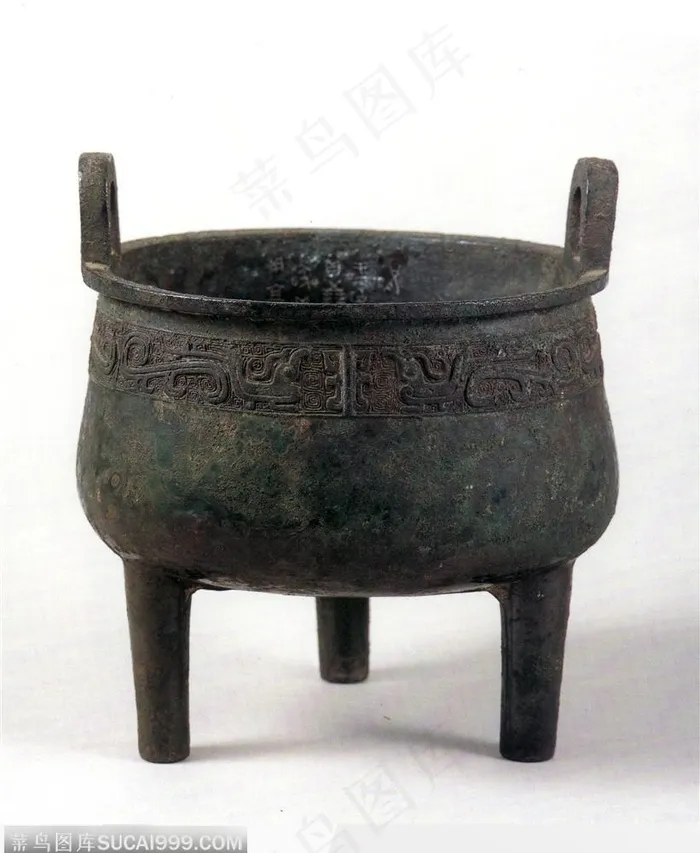 中华传统-凤凰花纹的鼎