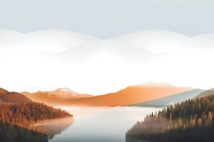 空灵山脉云间背景(3600x2400)