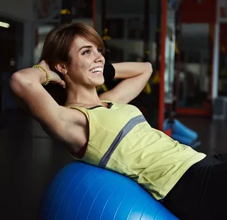 性感的健身美女素材