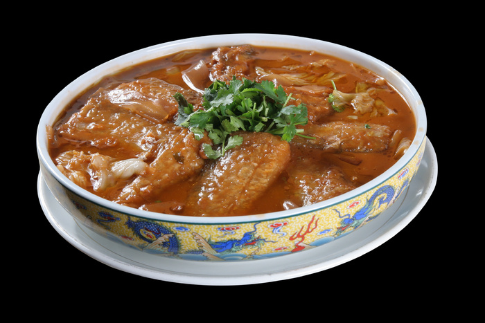白菜粉条炖带鱼 22元