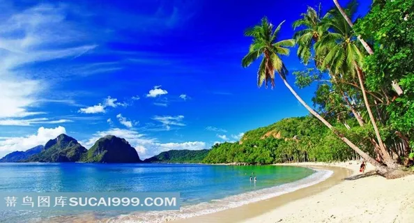 蓝天海边唯美意境风景图片 蓝天海边唯美意境风景图片