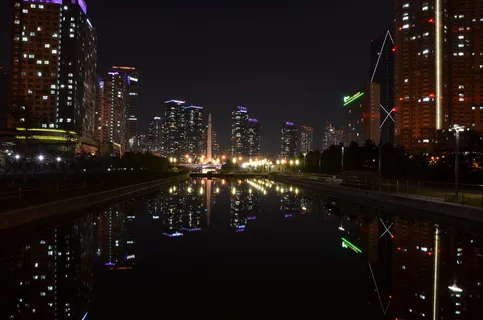 高清唯美城市夜景风景