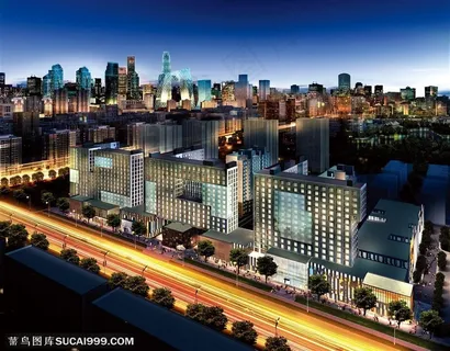 北京繁华都市夜景CBD高楼大厦图片 北京繁华都市夜景CBD高楼大厦图片