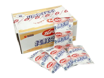 免抠png素材 袋装纯牛奶 超市促销宣传 超市商品实拍 食品