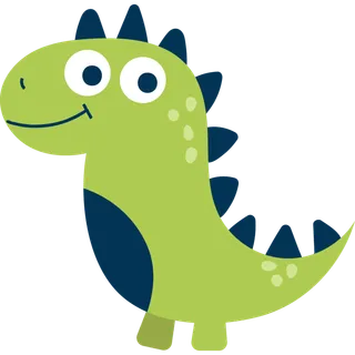 卡通恐龙生日宝宝宴派对素材恐龙派对免扣素材