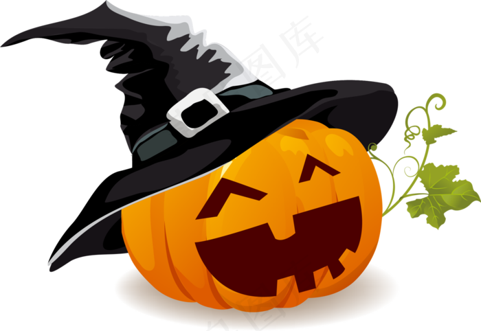 万圣节节日卡通素材南瓜