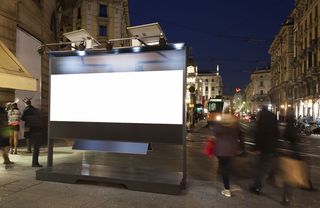 灯箱样机 路边广告牌 大屏广告(4)