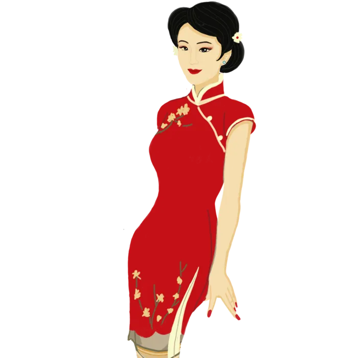 传统旗袍美女 (72)