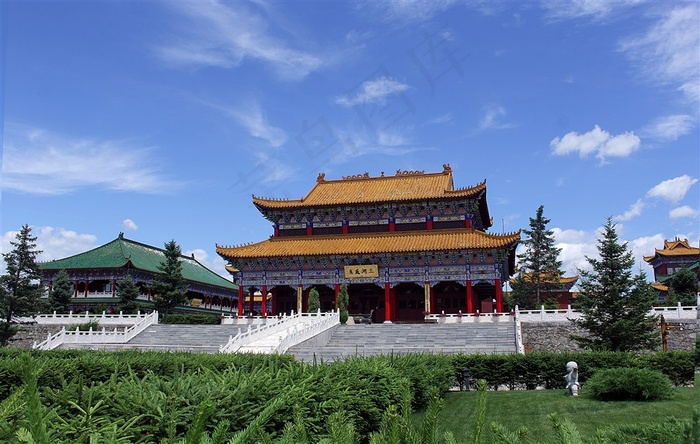 报恩寺正殿摄影图片