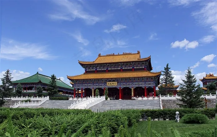 报恩寺正殿摄影图片