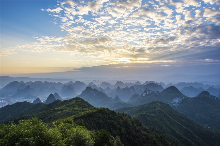 广西桂林尧山风景