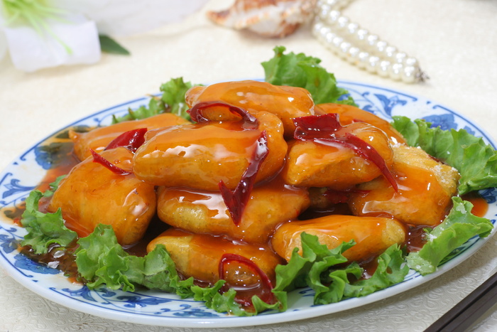 鱼香茄夹 (1)