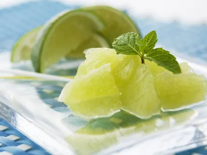 夏天夏季夏日黄色绿色柠檬