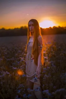 花海美女艺术写真图片 花海美女艺术写真图片