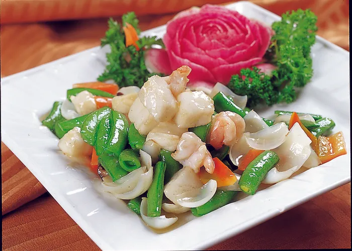 CXC00095百合蜜豆虾仁