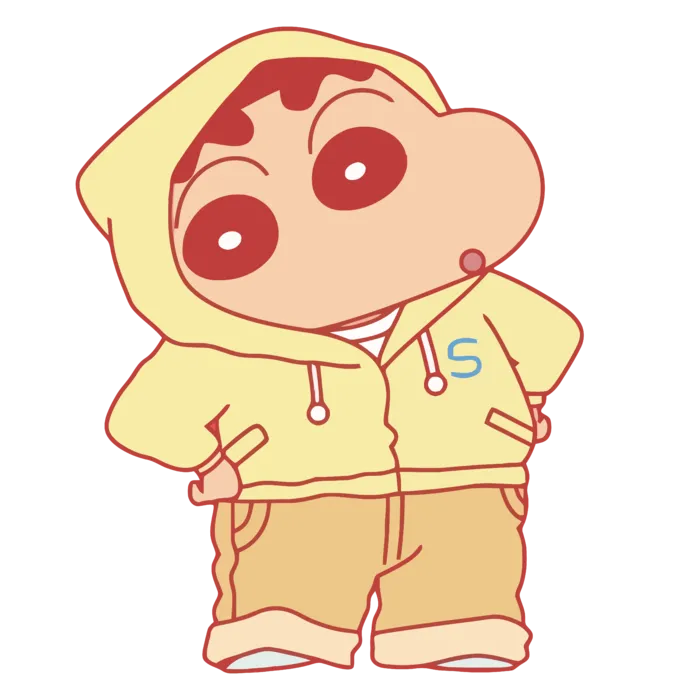 蜡笔小新可爱动画人物免扣素材