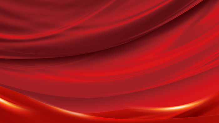 红色背景展板