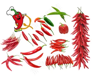 辣椒高清红色