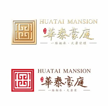 华泰豪庭logo源文件标志cdr矢量模版下载