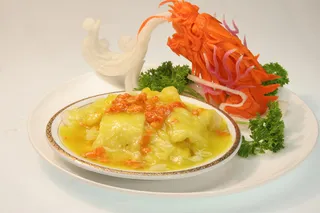 26蟹黄扒鱼肚  定州通达