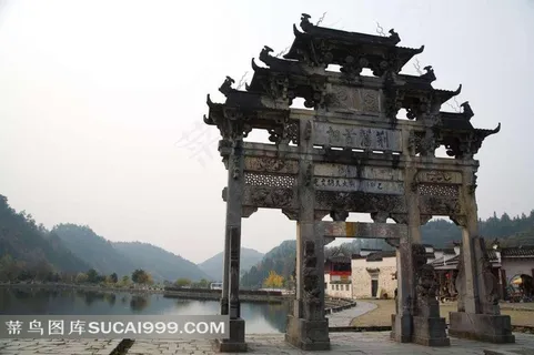 安徽西递古镇美景