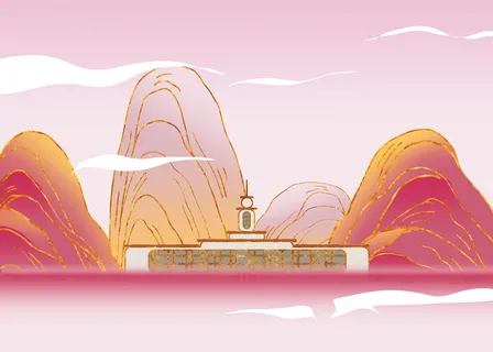 国潮鎏金南开大学主楼地标建筑 国潮鎏金南开大学主楼地标建筑