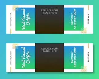 设计广告销售旅游横幅素材