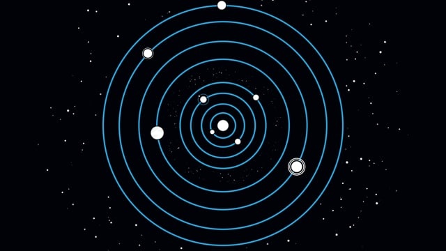 宇宙, 行星, 太阳能发电系统, 星星, 数字的, 地球