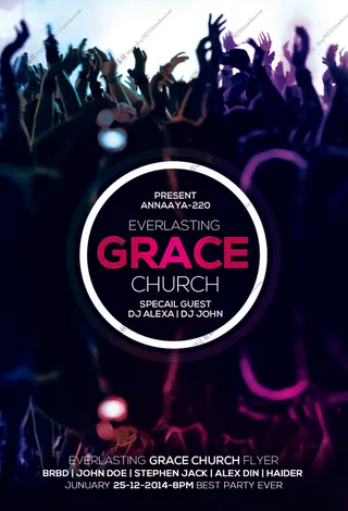 科技感多边形海报模板