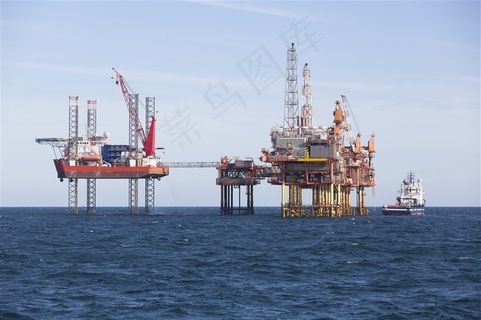 海上石油钻井平台素材