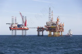 海上石油钻井平台素材
