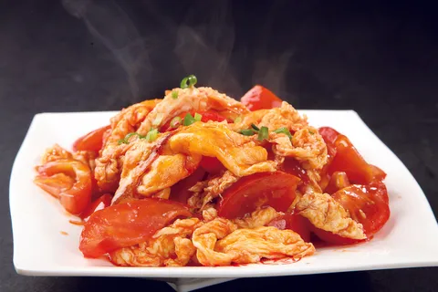 西红柿炒鸡蛋餐饮菜单高清图