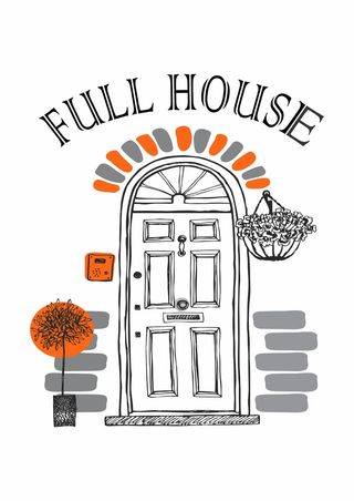 温馨小镇 门口 花篮