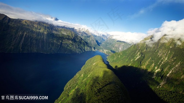 青山绿水唯美风景画壁纸