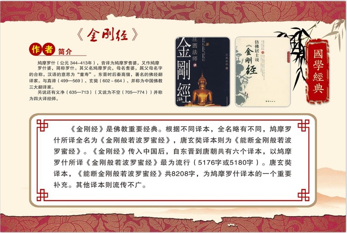 金刚经简介由来作者psd模版下载